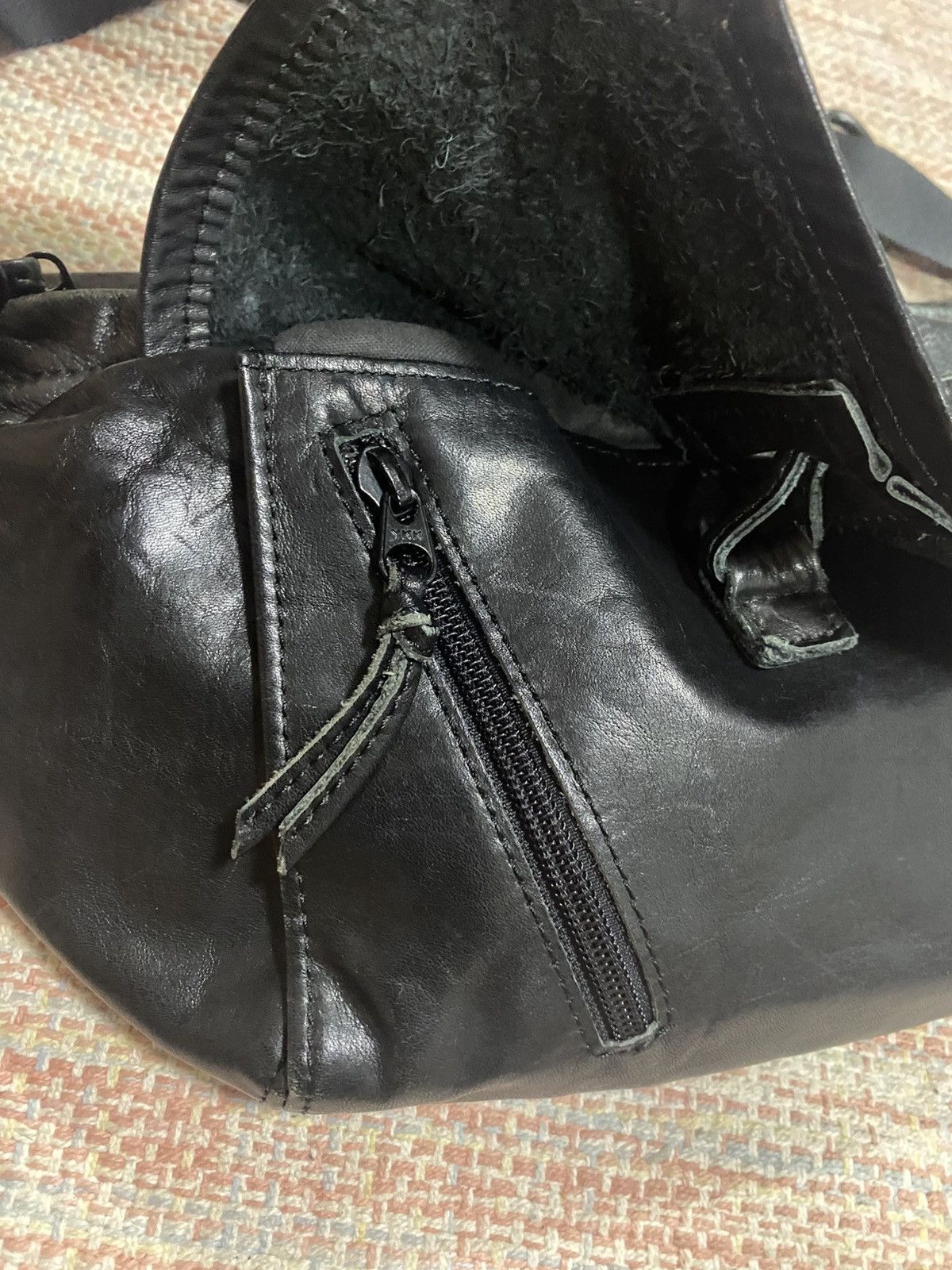 Japanese Brand Vintage Indeed Japan pewter leather pouch bag Size ONE SIZE - 4 Thumbnail