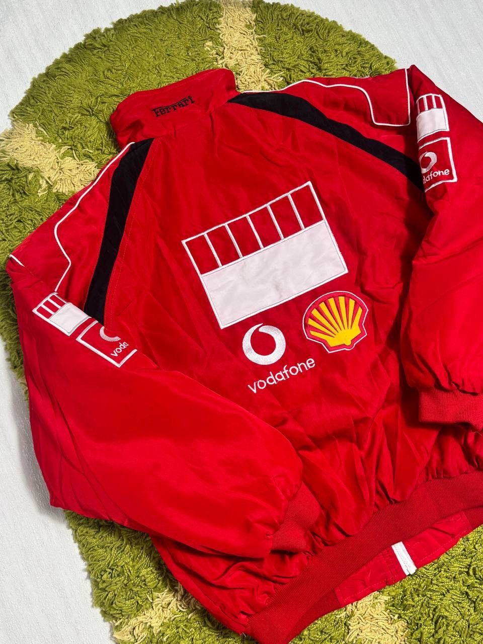 Ferrari Vintage Ferrari Bomber Jacket Big Logo F1 Size US L / EU 52-54 / 3 - 9 Thumbnail