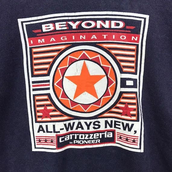 Vintage Vtg 90’ PIONEER CARROZZERIA MOTORSPORT Sweatshirt Pullover Size US XL / EU 56 / 4 - 5 Thumbnail