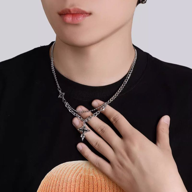 Other Dark STEAL! Y2K Chains Necklace Chain Size ONE SIZE - 3 Thumbnail