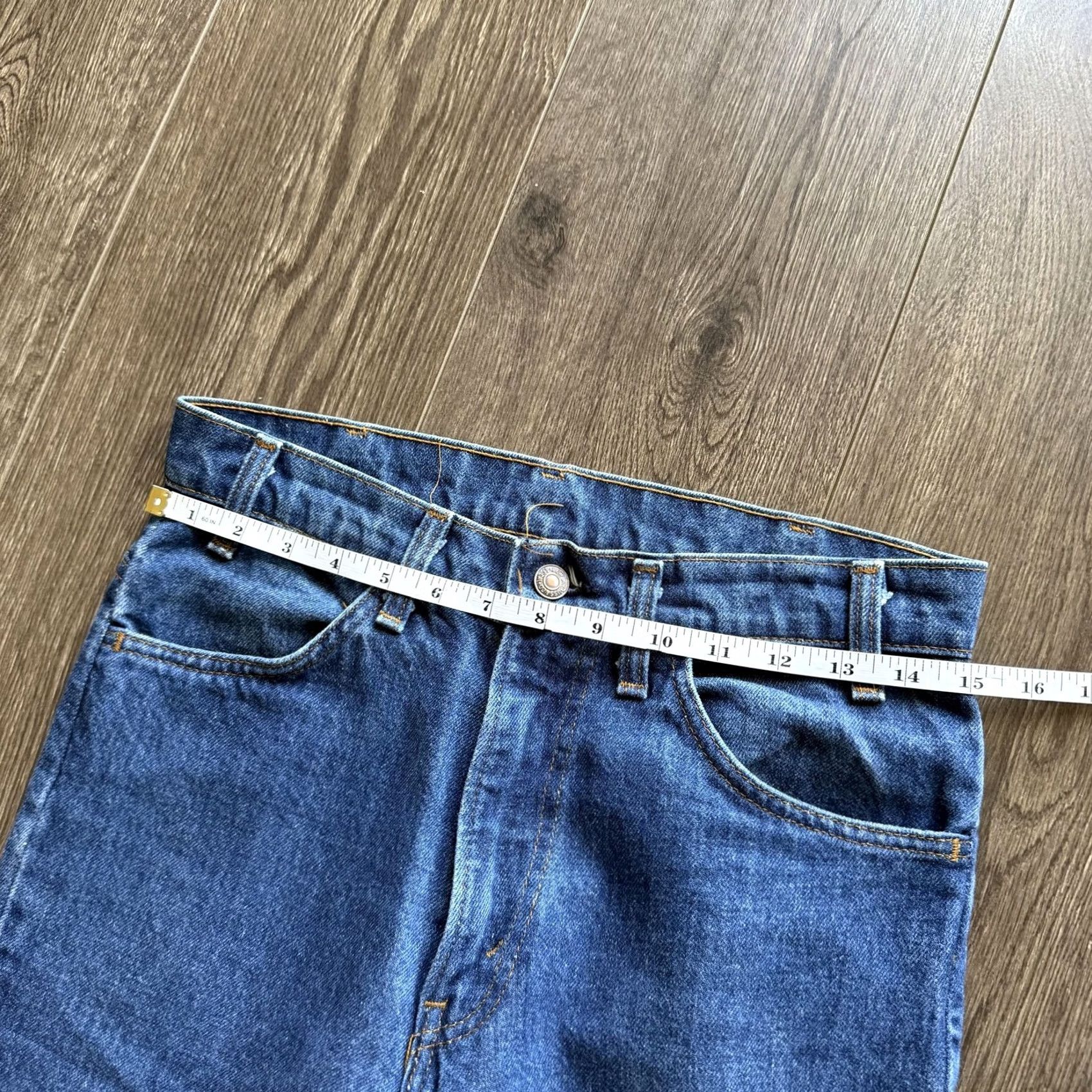 Levi's VINTAGE Levi's 646 Bell Bottom Jeans 30x30 Blue Medium Wash Denim USA Mens Jeans Flared 70s Era Size US 30 / EU 46 - 6 Thumbnail