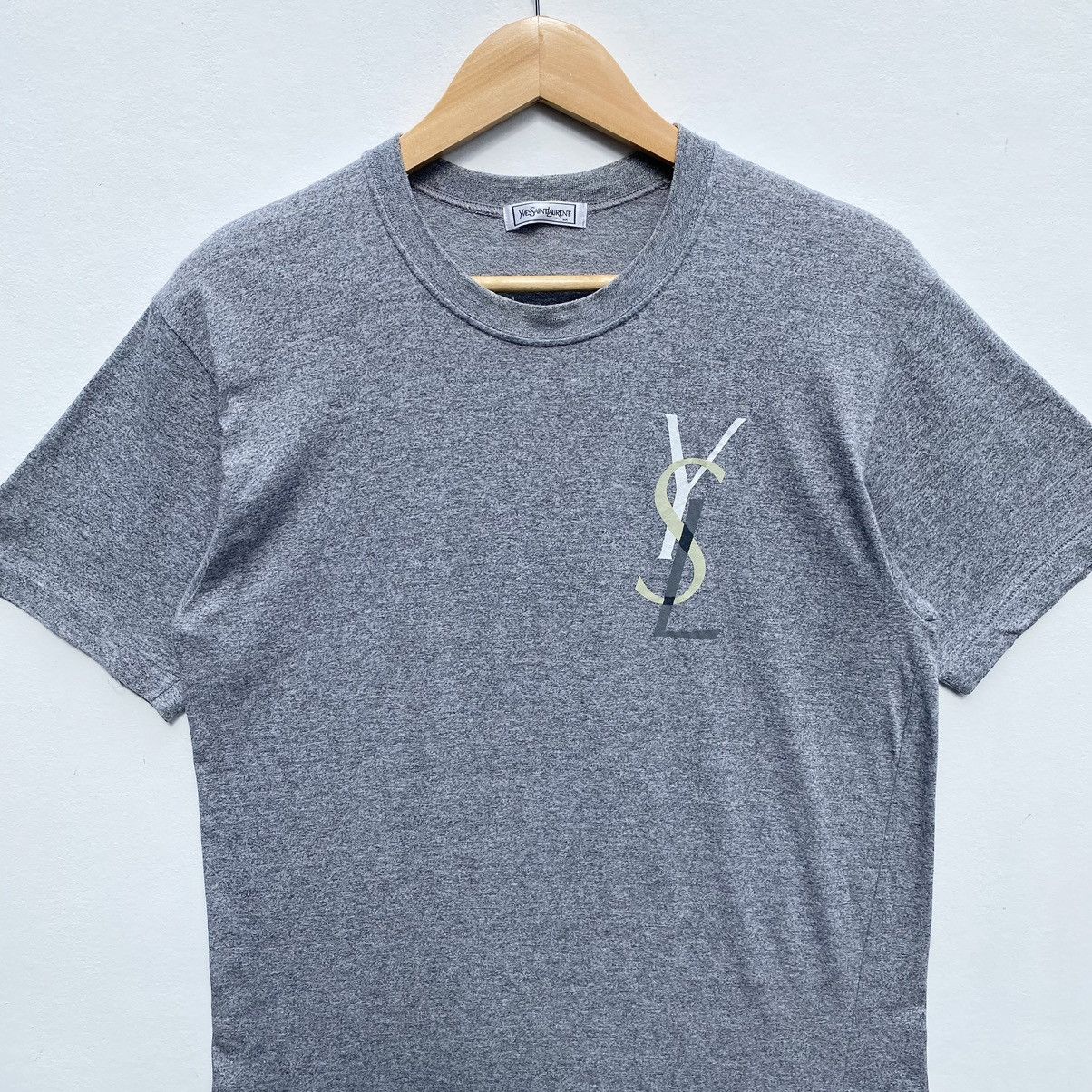 Yves Saint Laurent Vintage 90s Yves Saint Laurent Shirt Spellout YSL Luxury Size US M / EU 48-50 / 2 - 6 Thumbnail
