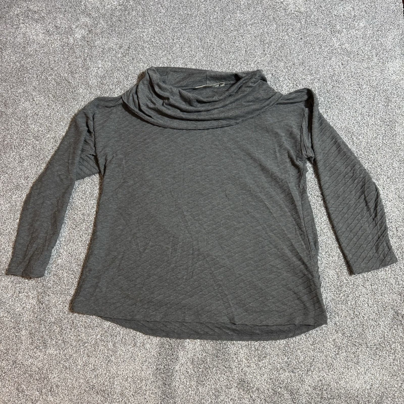 Other Cowl Neck Top Womens 1X Plus Lagenlook Chic Textured Knit Size XL / US 12-14 / IT 48-50 - 1 Thumbnail
