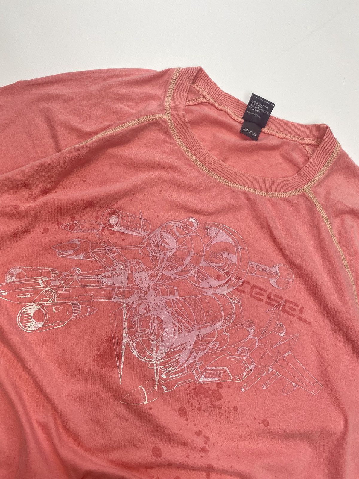Diesel Vintage Diesel Tee Y2K 90s Archival Rare Starship AKIRA Size US XL / EU 56 / 4 - 4 Thumbnail