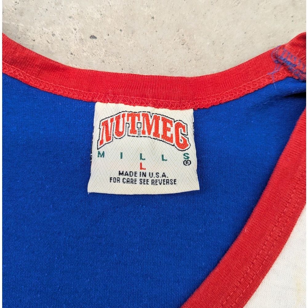 NHL × Nutmeg × Vintage Vintage New York Rangers Leetch Nutmeg Cotton Jersey Size US L / EU 52-54 / 3 - 5 Thumbnail