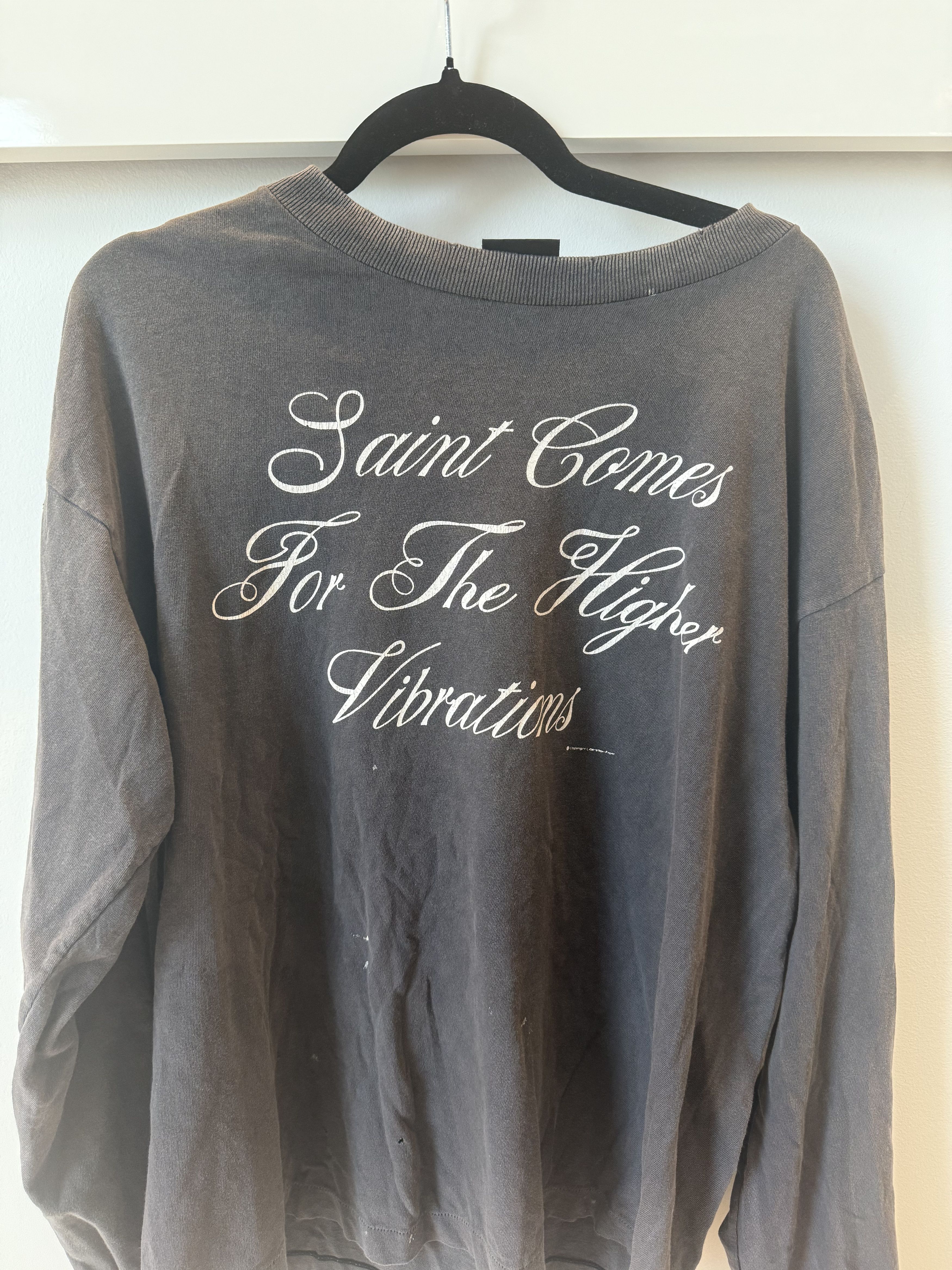 Saint Michael SAINT MXXXXXX SAINT COMES LONG SLEEVE TEE BLACK Size US XL / EU 56 / 4 - 1 Thumbnail