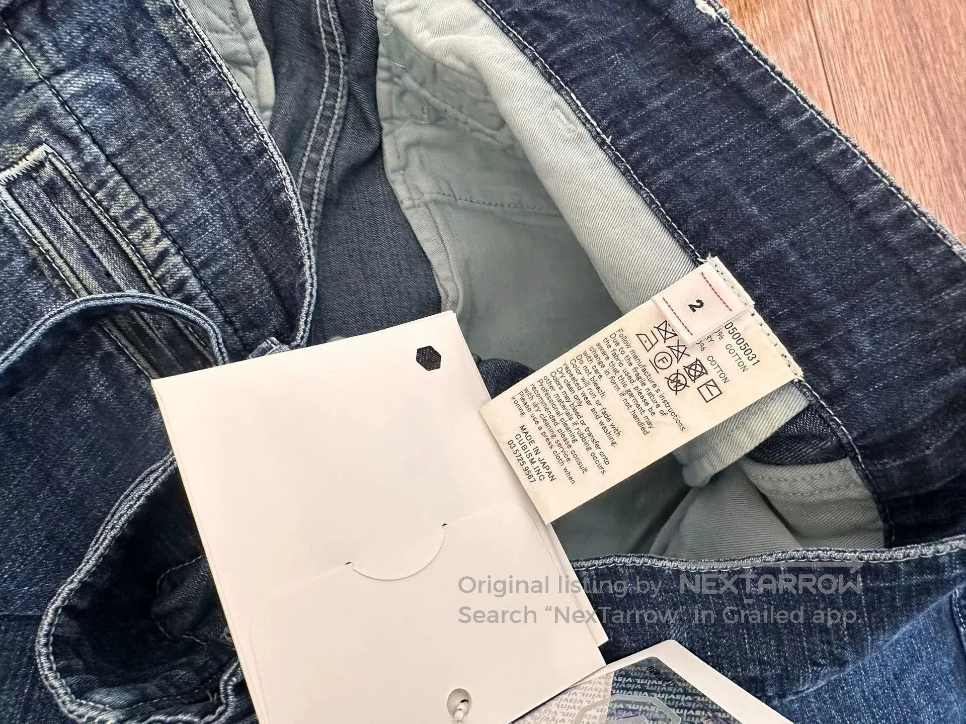 Visvim visvim ss camus braces pants in dry denim. Size US 30 / EU 46 - 4 Thumbnail