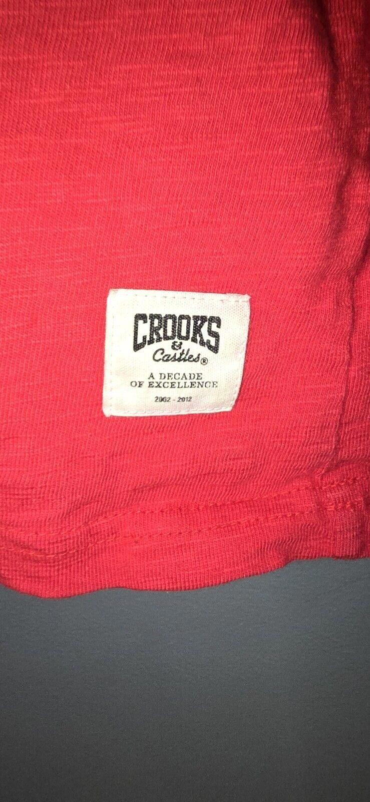 Crooks & Castles Crooks & Castles Medusa Red Long Sleeve Shirt Large Men's Size US XL / EU 56 / 4 - 2 Thumbnail