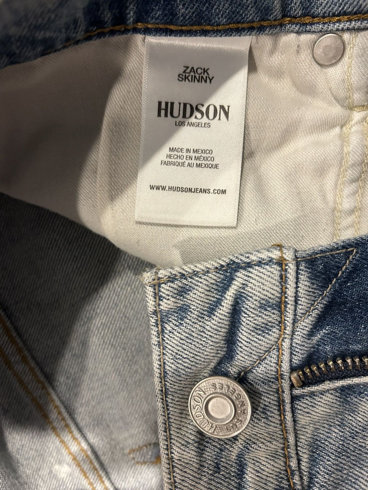 Hudson Hudson Zach Skinny Jeans Size US 30 / EU 46 - 3 Thumbnail