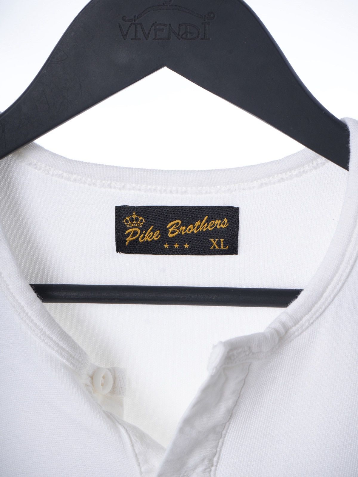 Pike Brothers PIKE BROTHERS 1927 HENLEY SHIRT - FADED White Size US XL / EU 56 / 4 - 4 Thumbnail