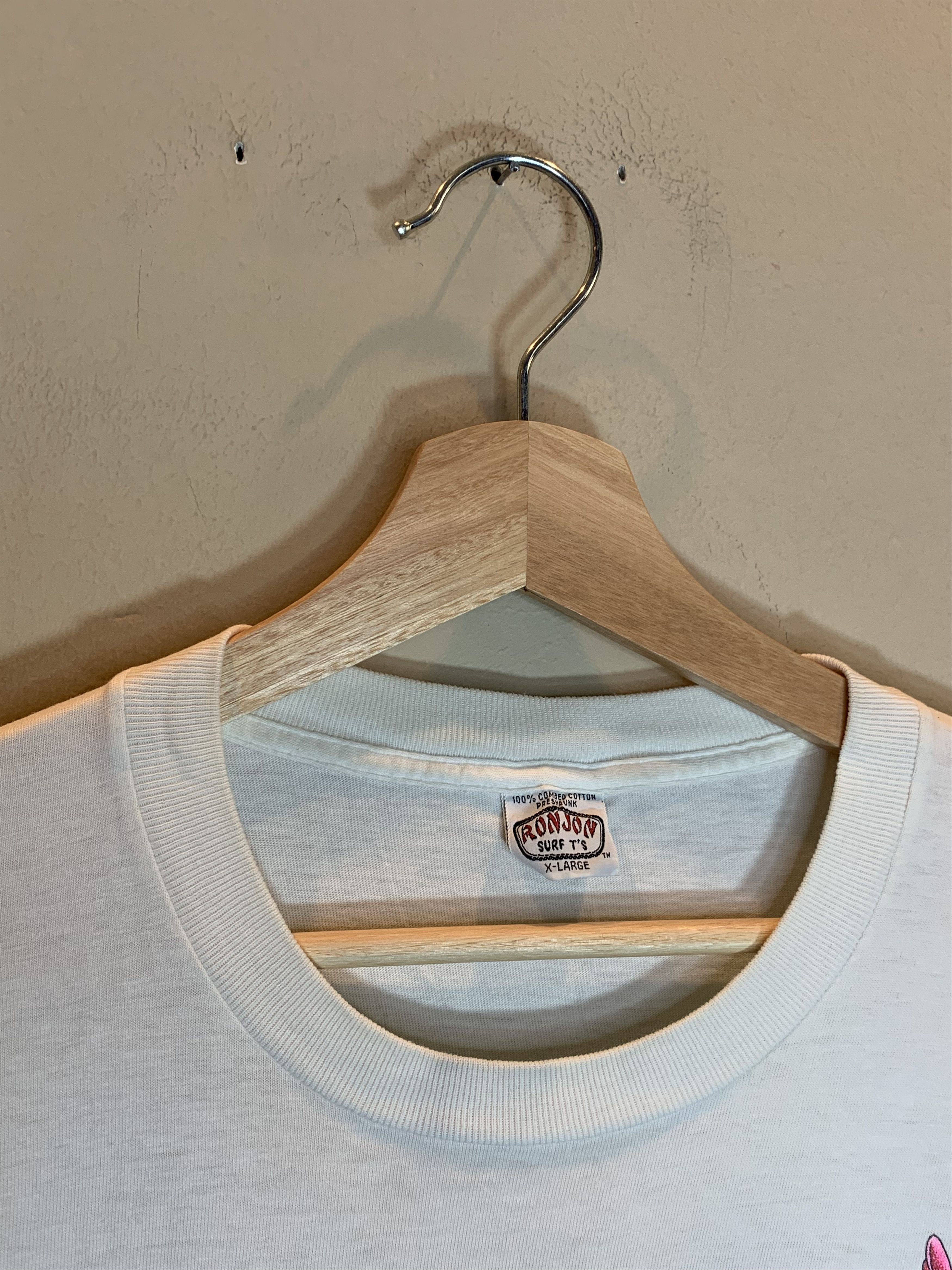 Ron Jon Surf Shop *RARE* Vintage 80s Ron Jon Surf Shop Single Stitch T-Shirt Size US XL / EU 56 / 4 - 10 Thumbnail