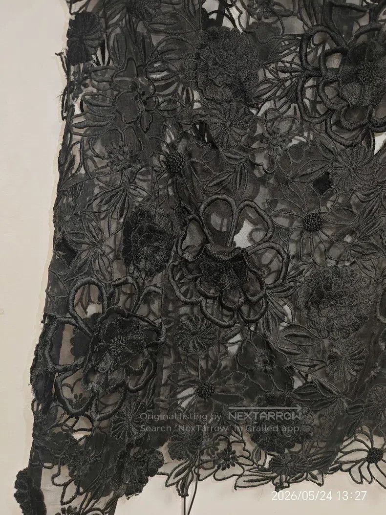 Dries Van Noten Dries Van Noten size:38 Heavy Embroidered Silk Floral Top Size M / US 6-8 / IT 42-44 - 2 Thumbnail