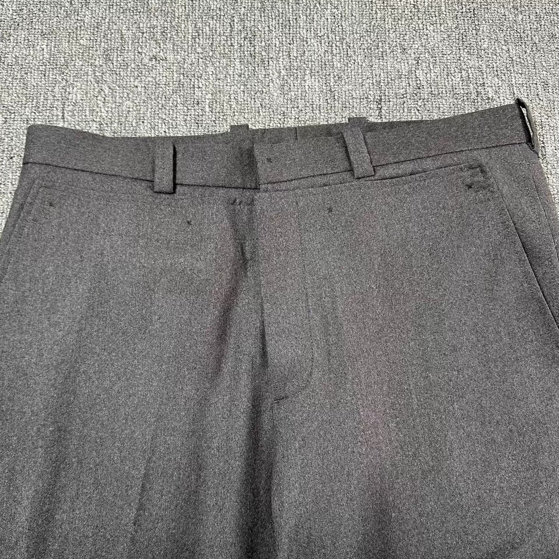 Dior Dior Homme Charcoal Gray Wool Casual Trousers Size 48 Size US 32 / EU 48 - 2 Thumbnail