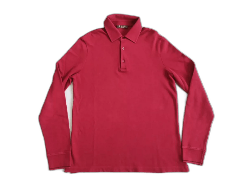 Loro Piana Long Sleeve Polo Shirt-