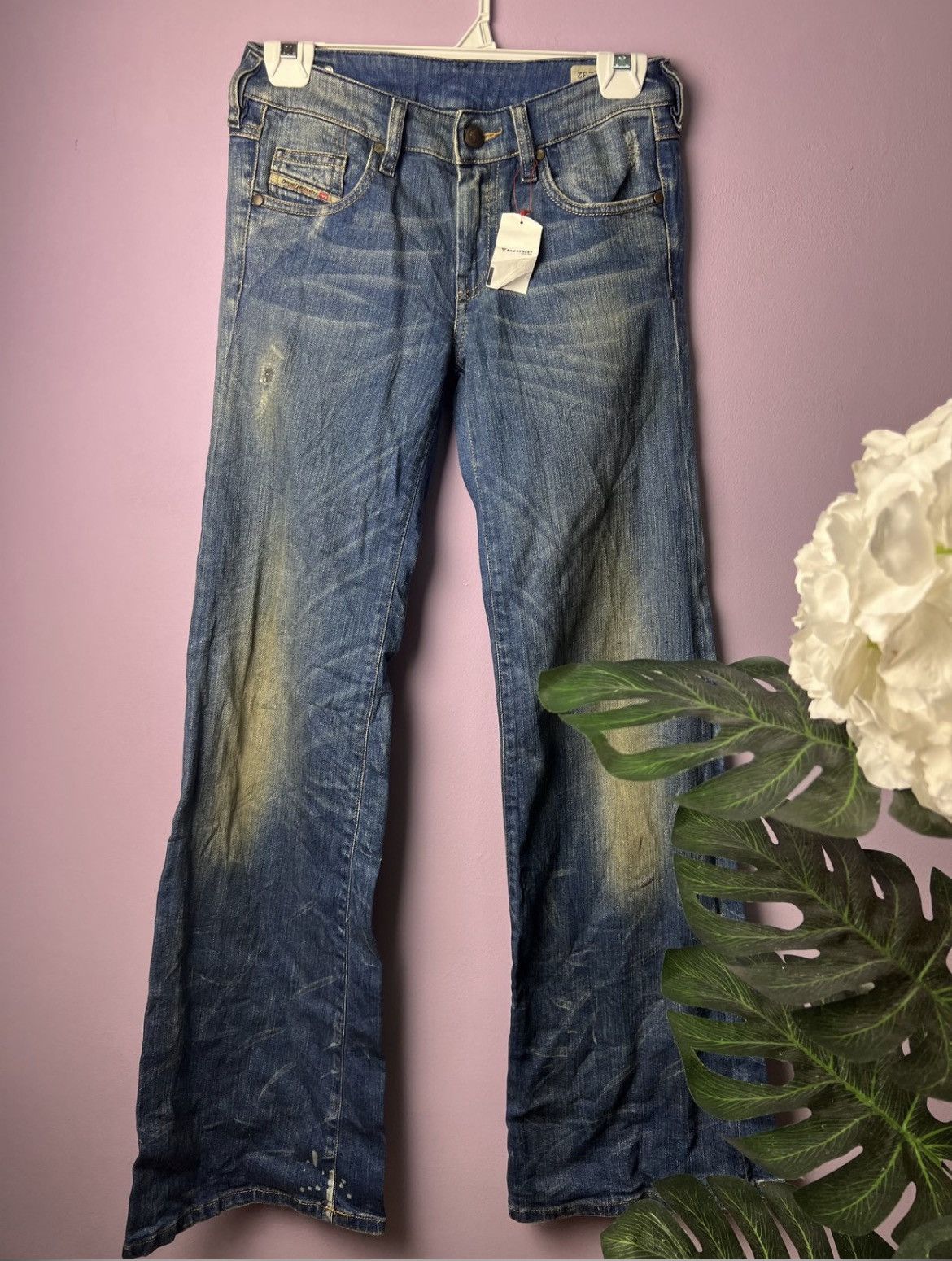 Diesel 🔥Vintage Diesel Distressed Denim Size 27" / US 4 / IT 40 - 3 Thumbnail