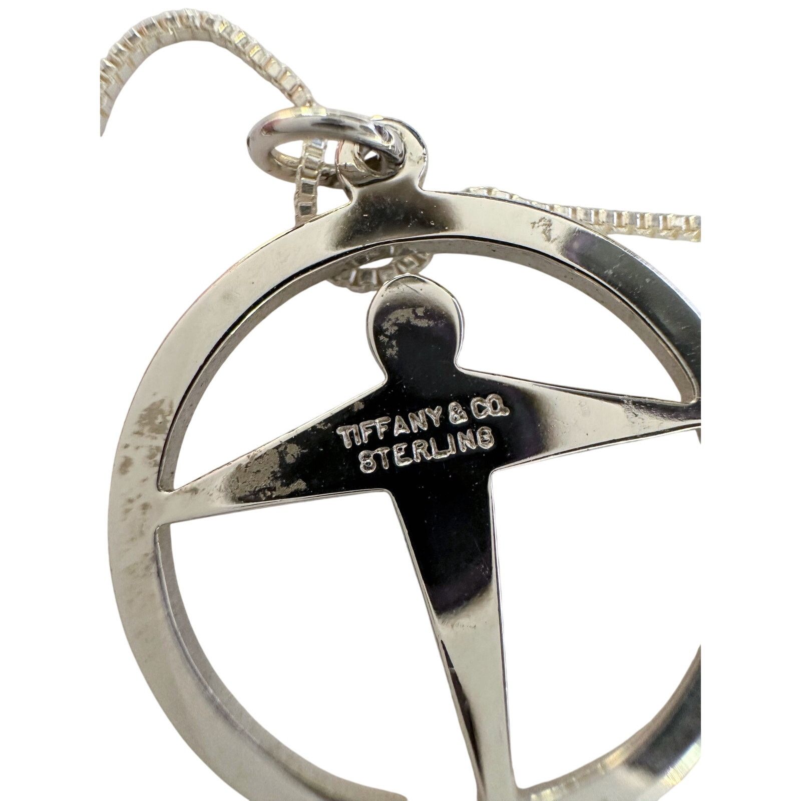 Tiffany & Co. Tiffany & Co. Man Power / Unity Pendant w 16" Sterling Chain Size ONE SIZE - 2 Thumbnail