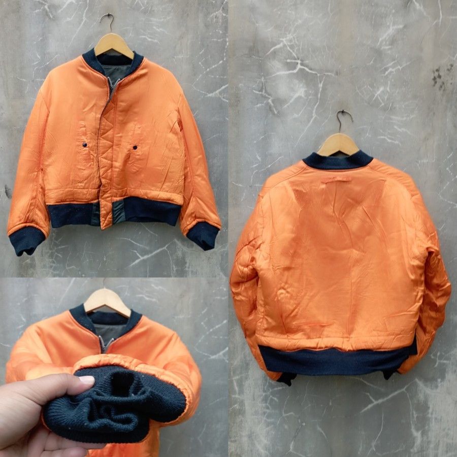 Avirex VERRYRARE BOMBER JACKET AVIREX FLYERS MAN INTERMEDIATE Size US L / EU 52-54 / 3 - 3 Thumbnail