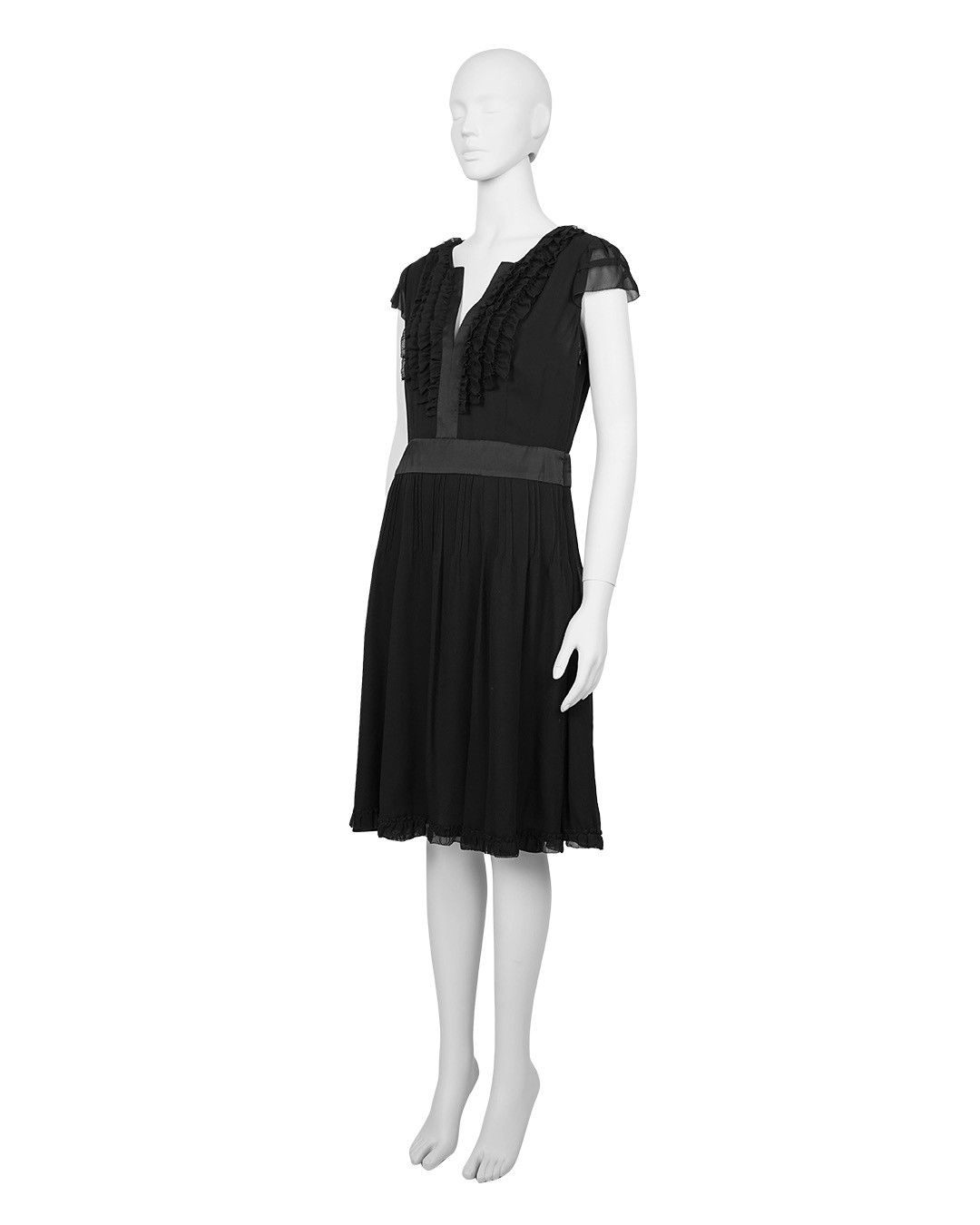 Emporio Armani Emporio Armani Silk Dress Size L / US 10 / IT 46 - 3 Thumbnail