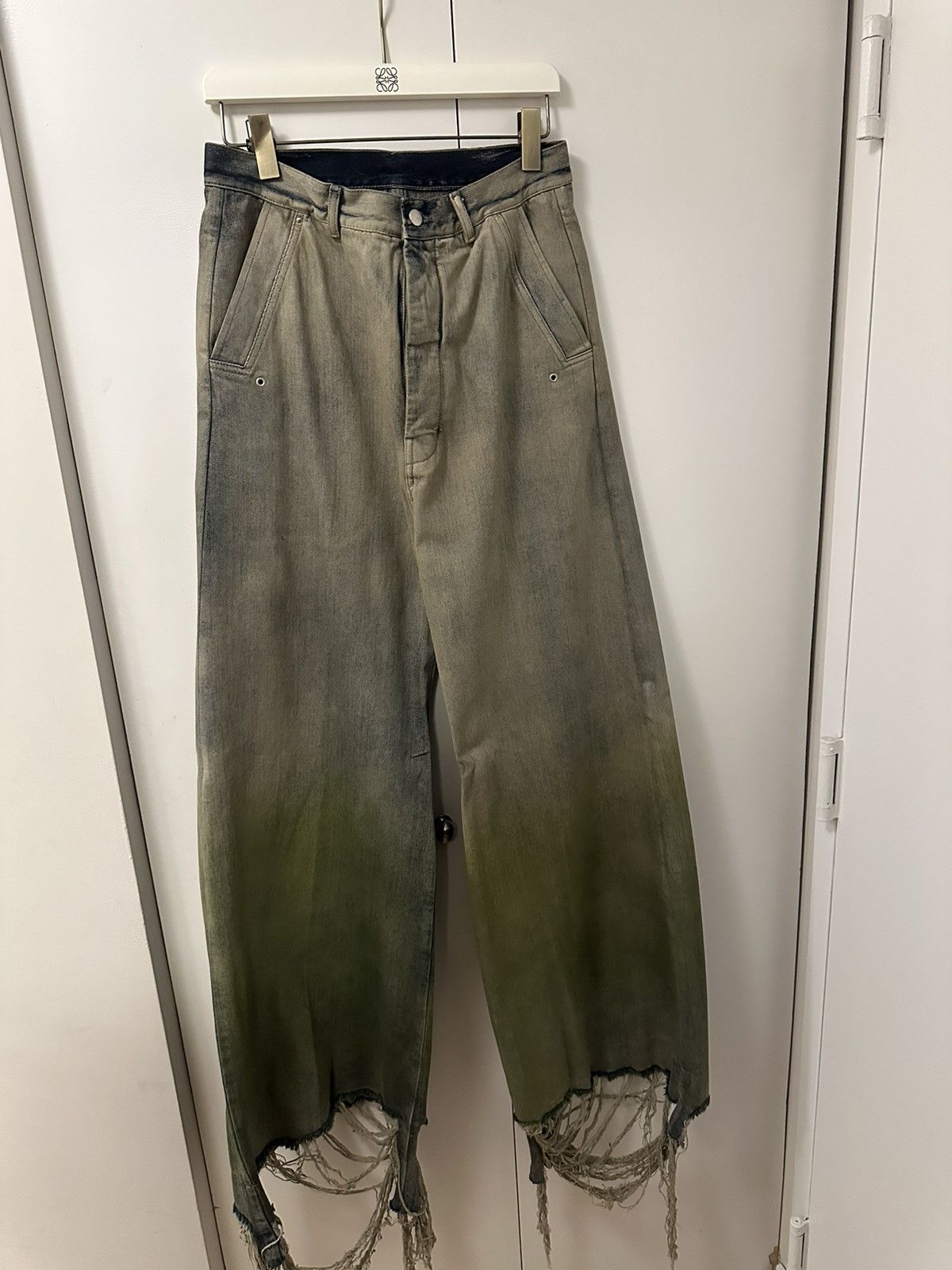 Rick Owens LUXOR Tailored Belas Acid Degrade Jeans, size 48 Size US 32 / EU 48 - 1 Thumbnail
