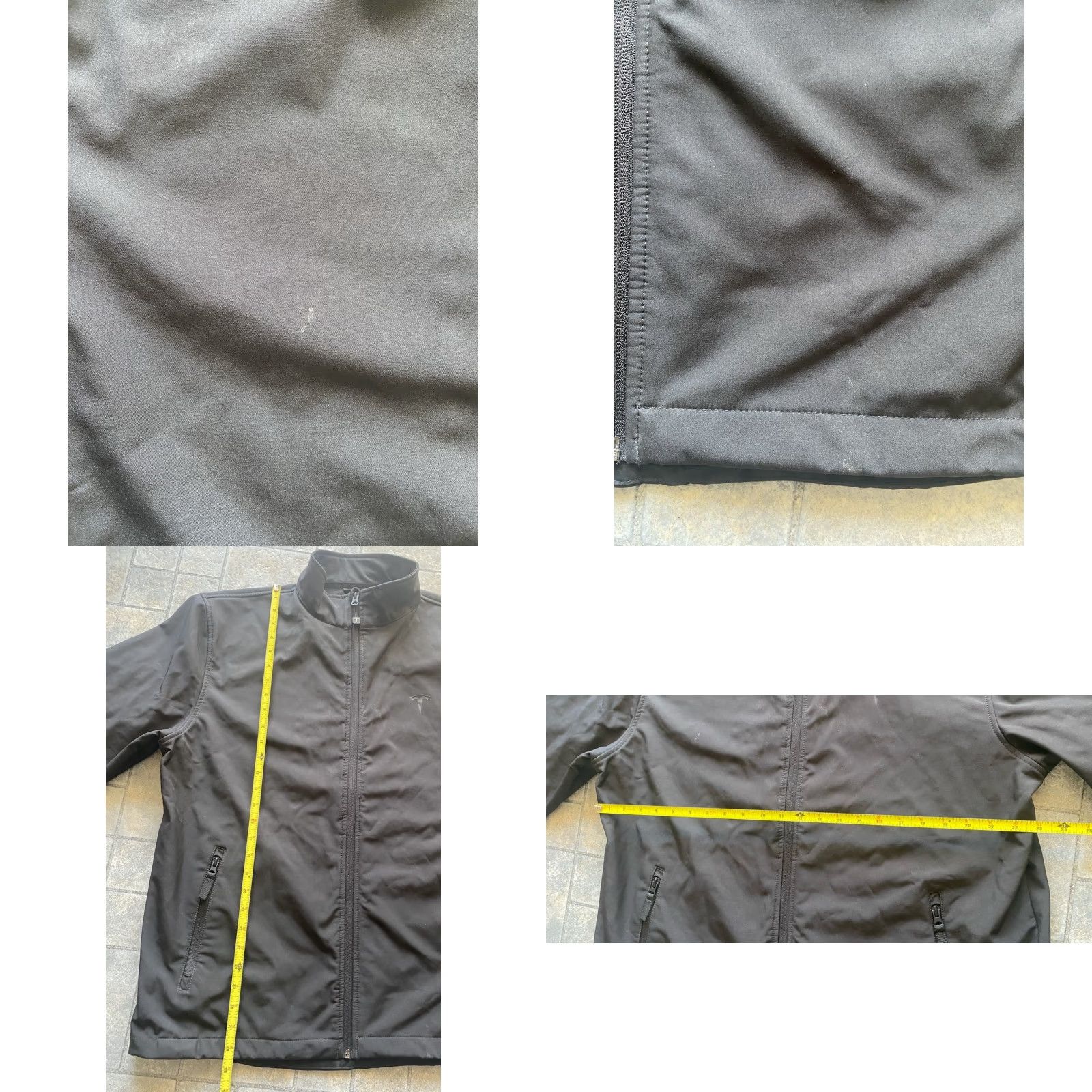 Vintage Tesla MENS XL Black Full Zip Jacket With Zipper Pockets Size US XL / EU 56 / 4 - 8 Thumbnail