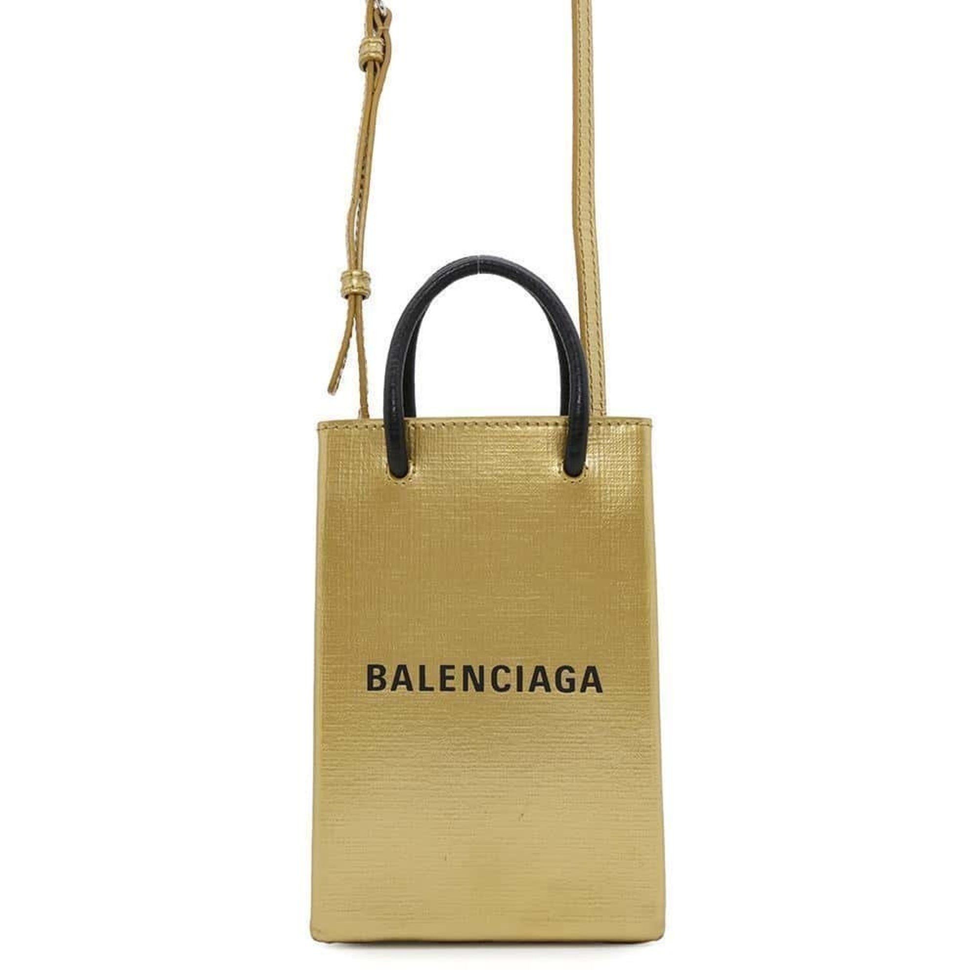Balenciaga Shoulder Bag Phone Holder 593826 Balenciaga Crossbody in Gold, Women's