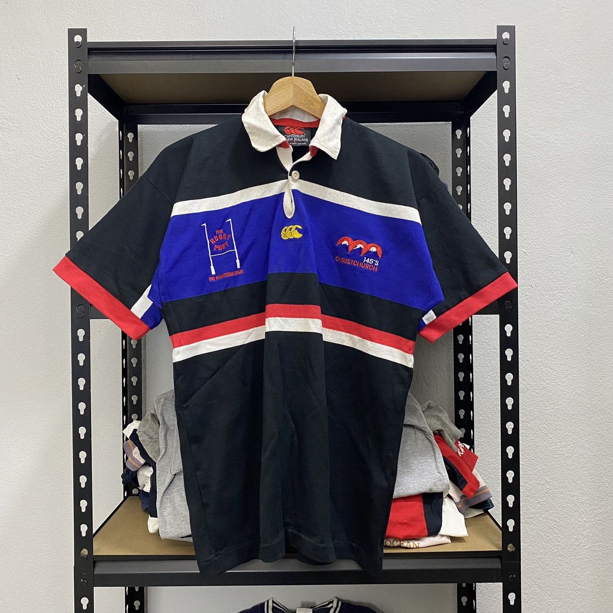 Canterbury of New Zealand × Vintage Vintage Canterbury Of New Zealand Rare Design Rugby Style Size US S / EU 44-46 / 1 - 1 Thumbnail