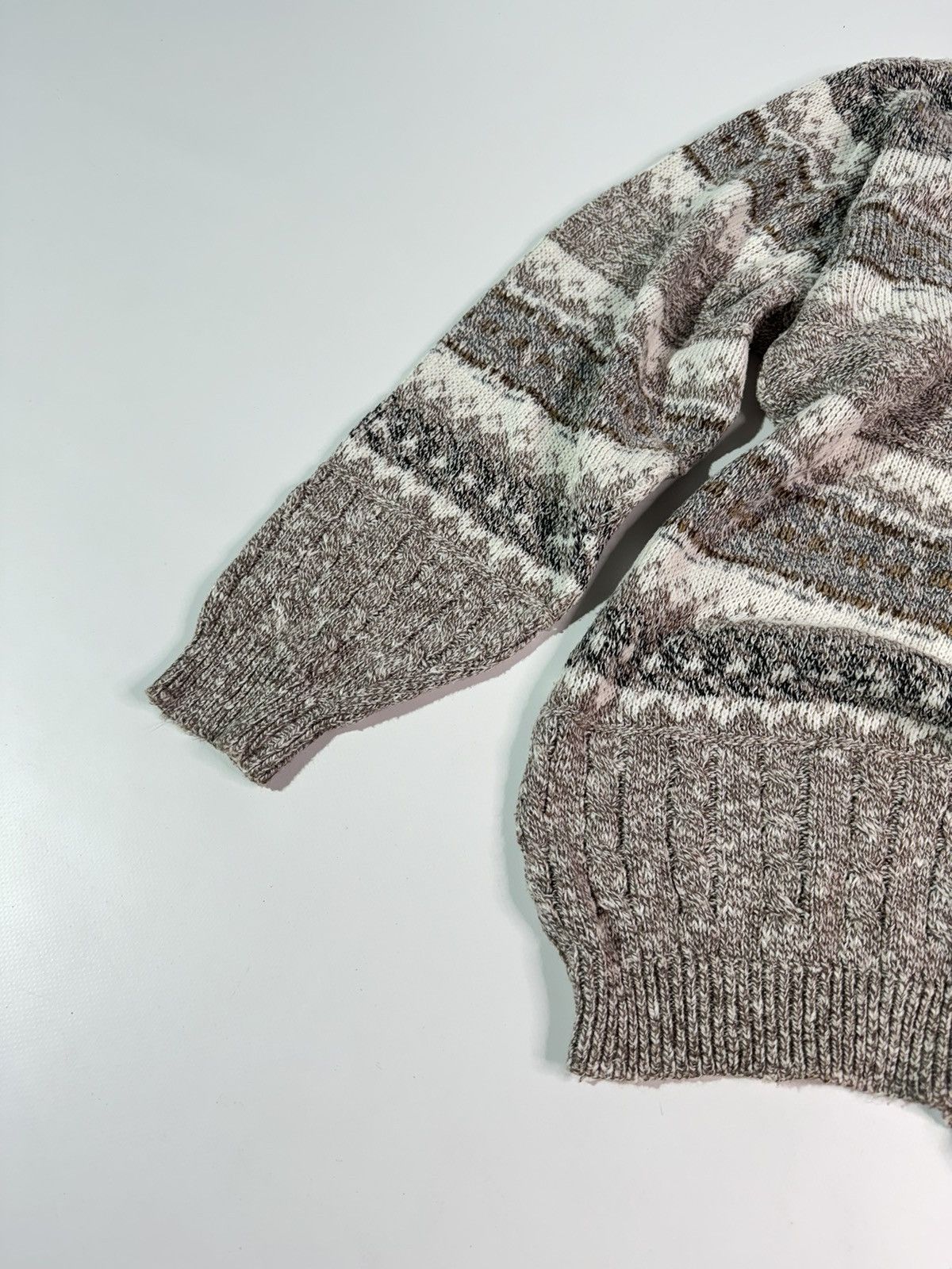 Japanese Brand × Vintage Vintage y2k coquette knit sweater japanese pattern 90s 00s Size US L / EU 52-54 / 3 - 2 Thumbnail