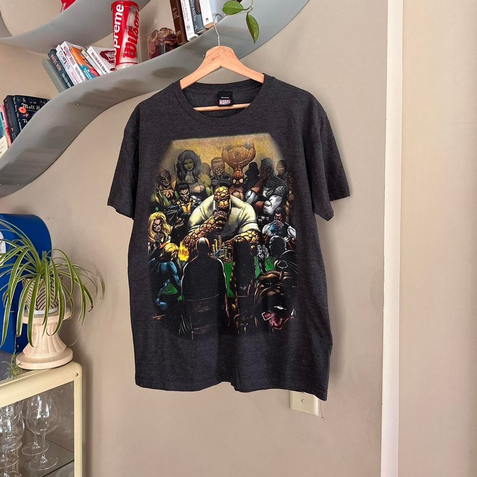 Marvel Comics × Vintage Vintage Y2K Marvel Mad Engine Shirt Size US L / EU 52-54 / 3 - 1 Thumbnail