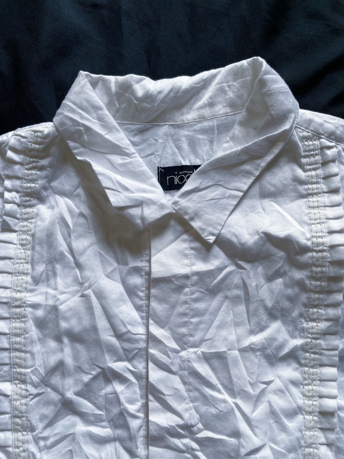 Nicole Club NICOLE WHITE BUTTON UP SHIRT Size US M / EU 48-50 / 2 - 4 Thumbnail