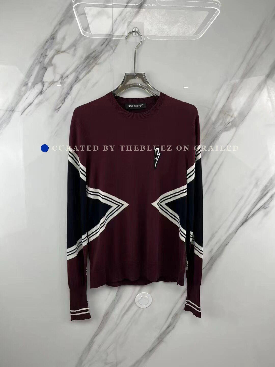 Neil Barrett Neil Barrett Lightning Knit Sweater Size US M / EU 48-50 / 2 - 1 Thumbnail