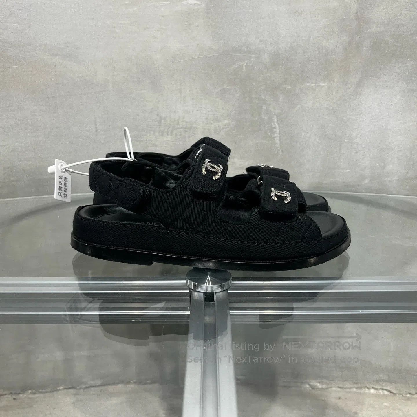 Chanel Chanel Double-C Water Drill Magic Cooling Sandals Size US 6.5 / IT 36.5 - 4 Thumbnail