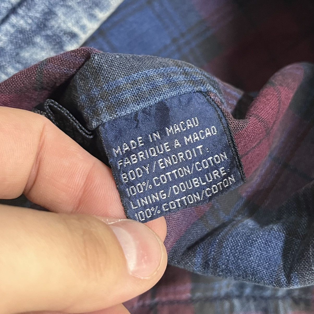 Tommy Hilfiger Vintage 90s Tommy Hilfiger Flannel Lined Denim Chore Coat Size US M / EU 48-50 / 2 - 8 Thumbnail