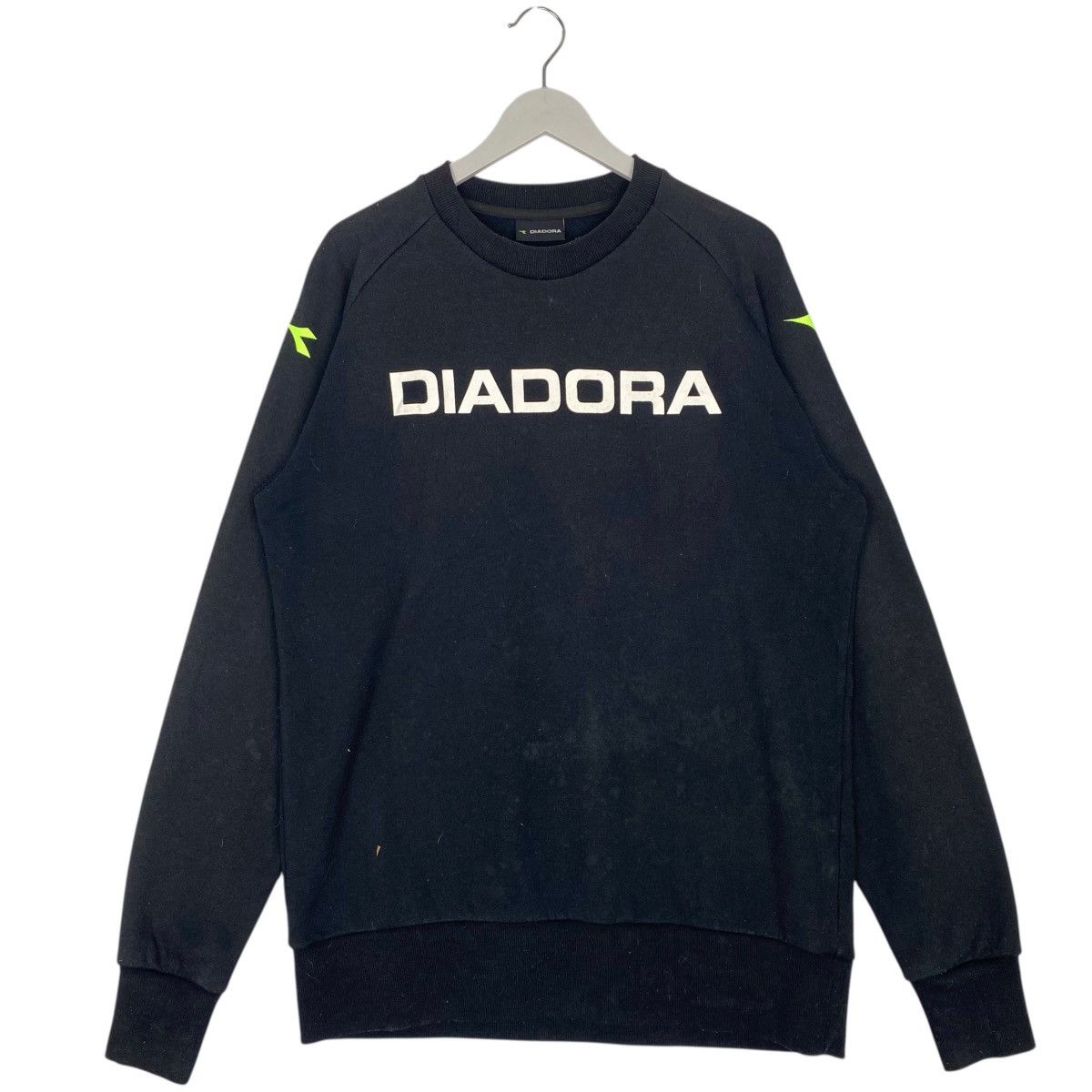 Other Vintage Diadora Crewneck Sweatshirt Black Jumper Size L Size US L / EU 52-54 / 3 - 1 Thumbnail