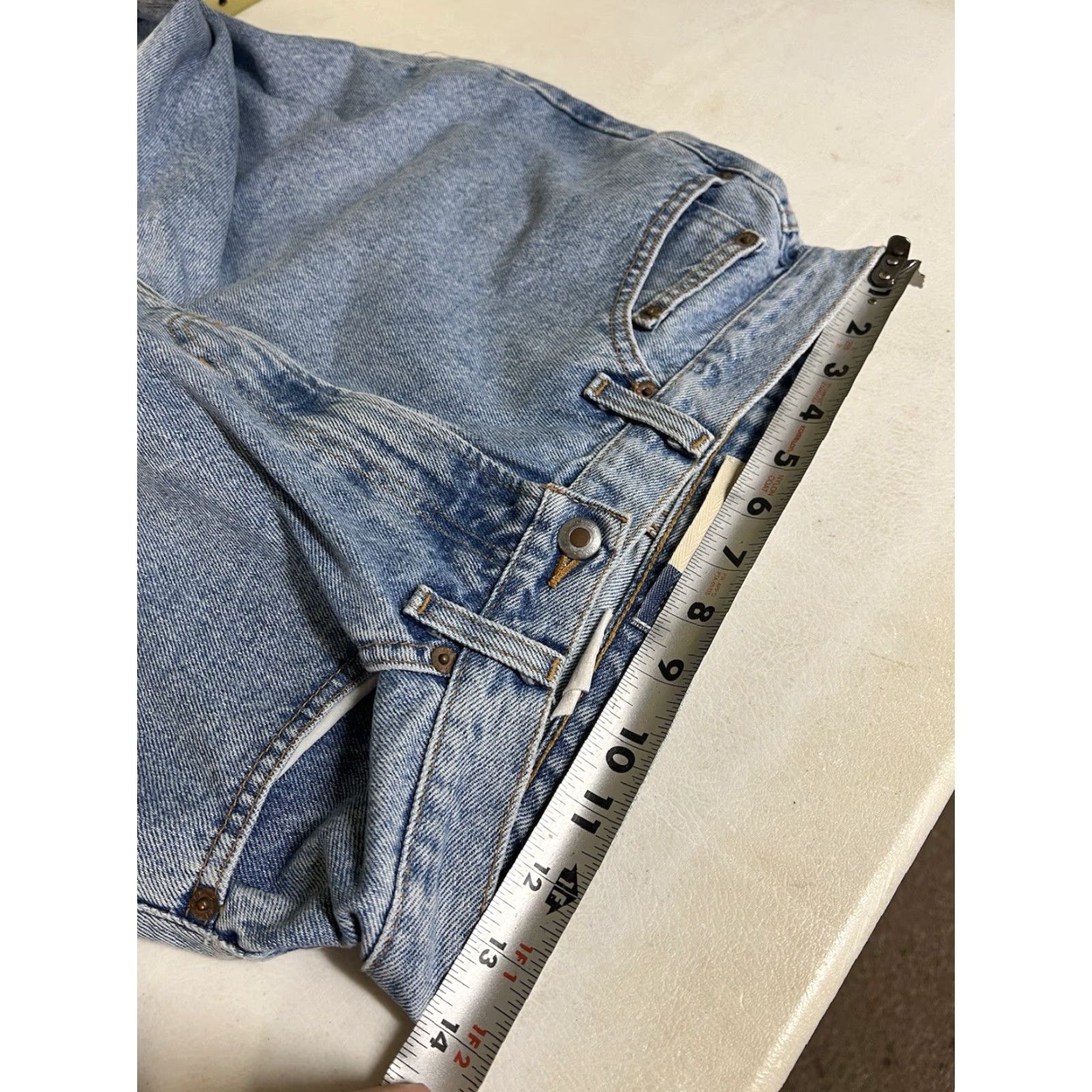 Gap VINTAGE Gap Jeans Womens 10 Regular Reverse Fit Mom Light Wash Denim 90s Size 32" / US 10 / IT 46 - 6 Thumbnail
