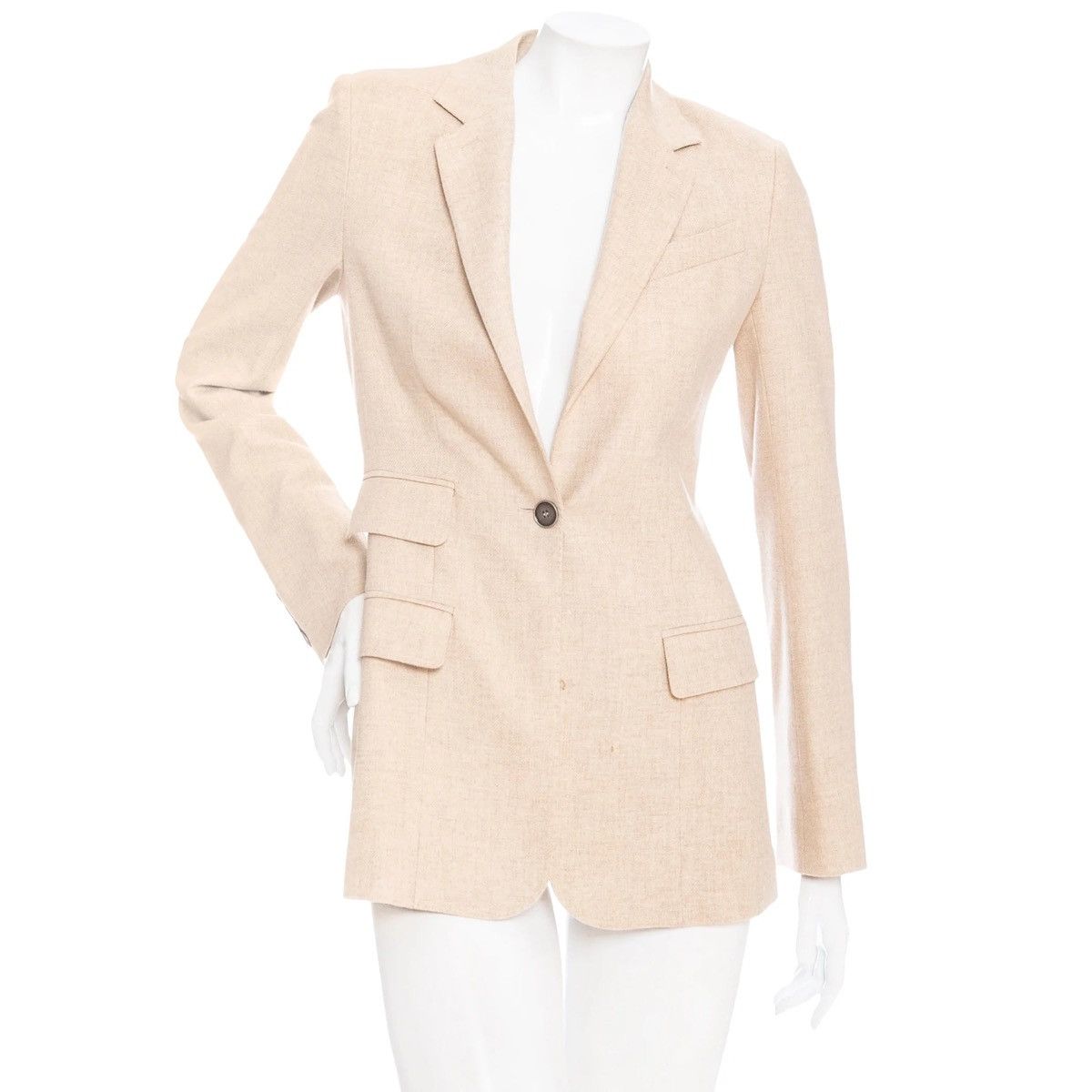 Hermes Hermes Cashmere Single-Breasted Blazer Size XS / US 0-2 / IT 36-38 - 1 Thumbnail