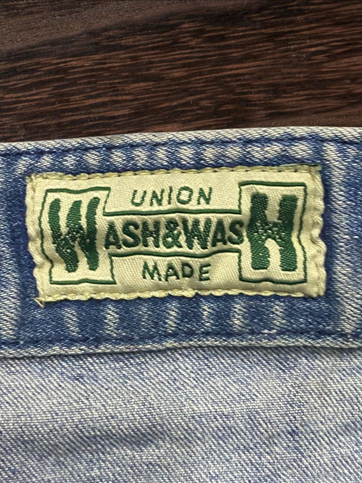 Other Peoples Republic Union Wash&Wash Distressed Denim Fade Jeans Size US 31 - 17 Thumbnail