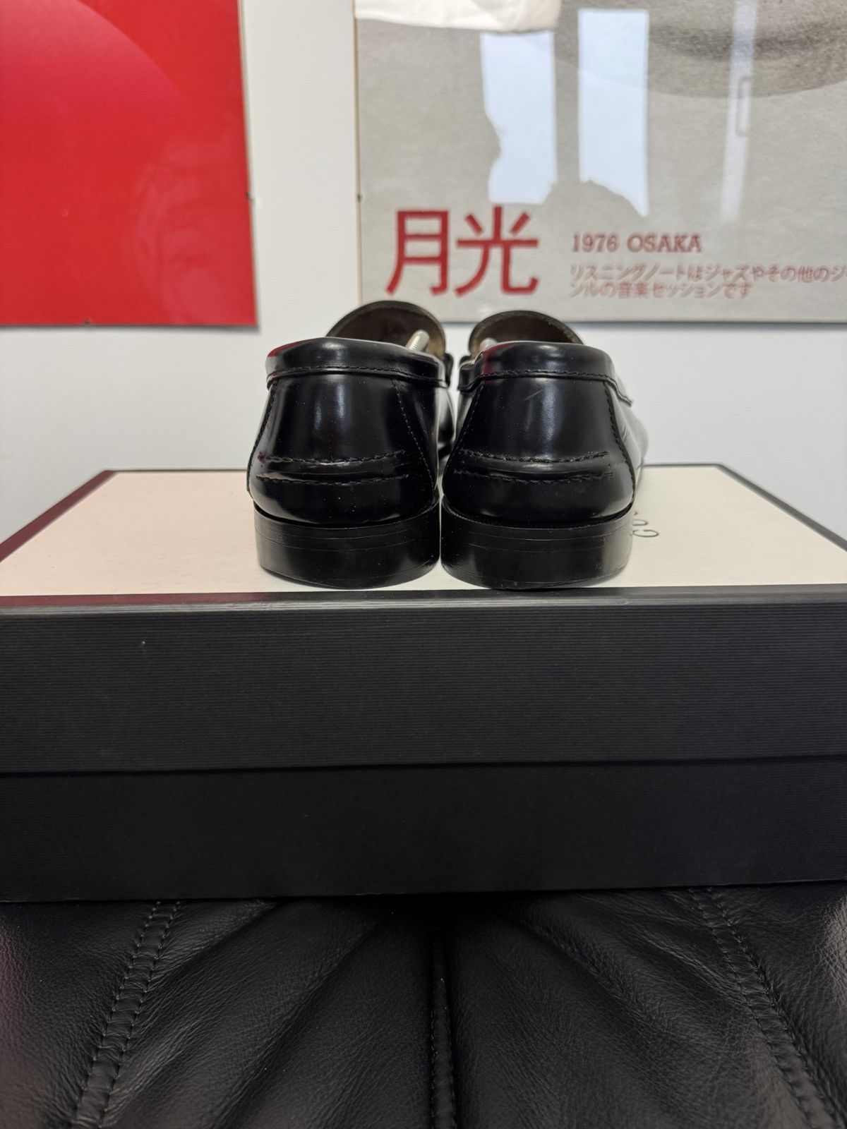Vintage Black High Quality Leather Loafers Vintage Y2k Italy Hype Size US 11.5 / EU 44-45 - 4 Thumbnail