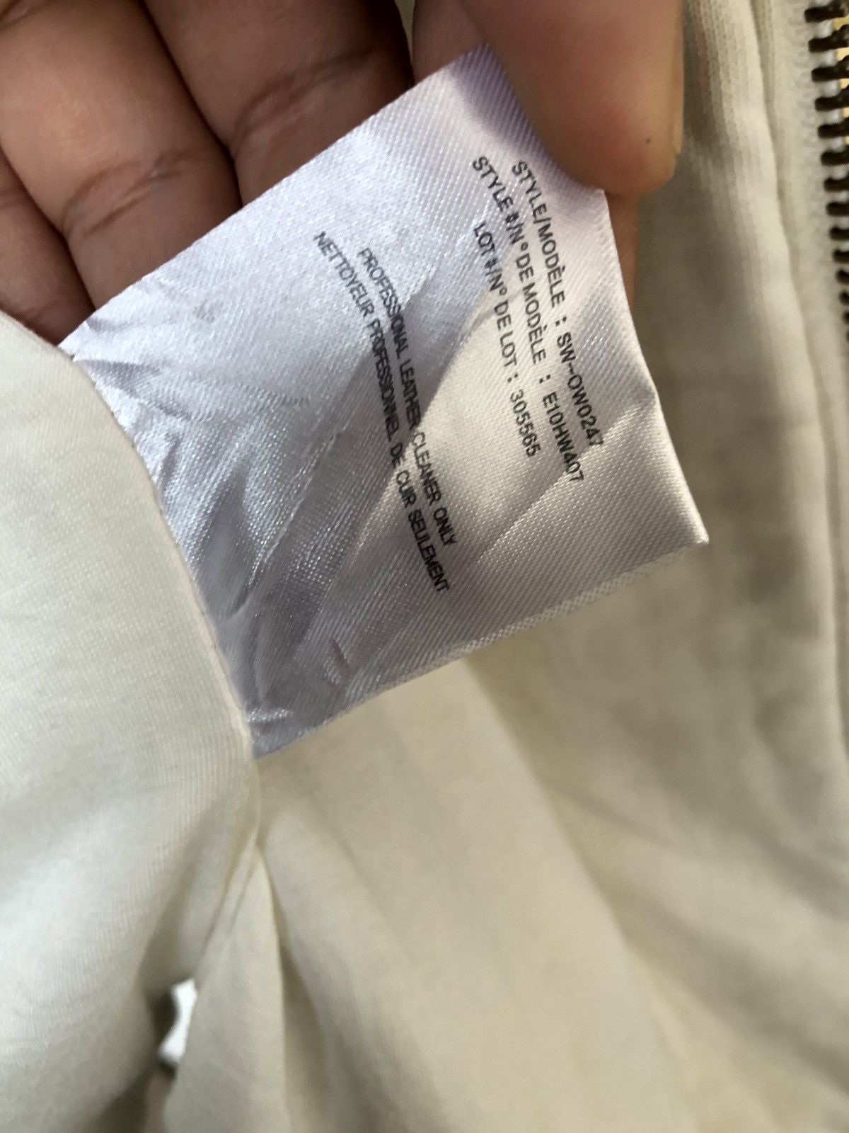 Helmut Lang Rare🔥 Helmut Lang Distressed Half Leather Jacket Hoodie Size S / US 4 / IT 40 - 13 Thumbnail