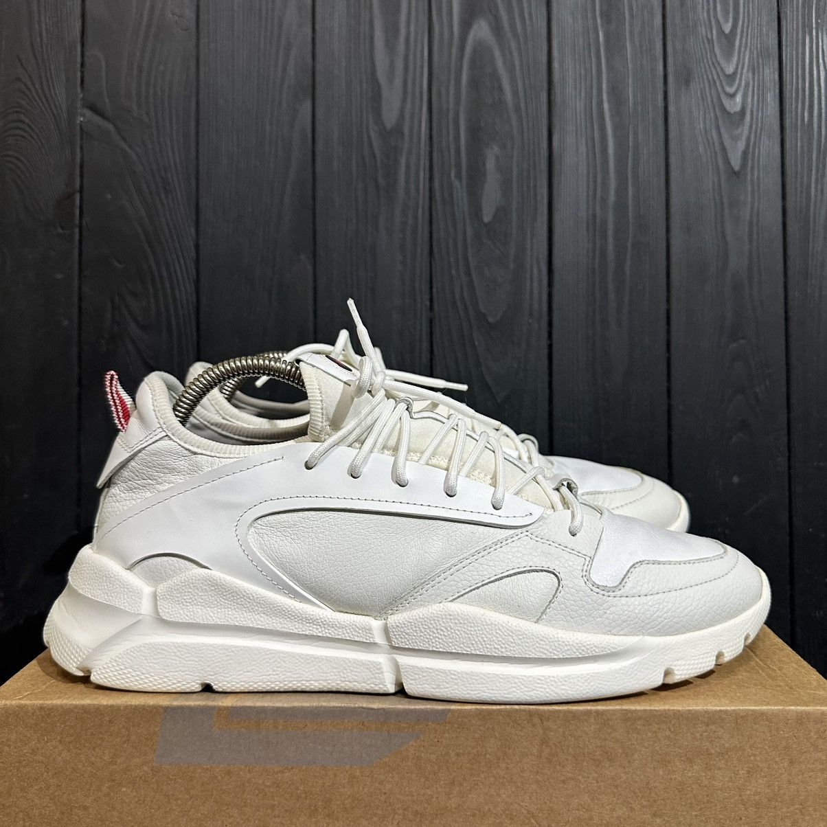 Moncler MONCLER MEN’S White Leather Sneakers Size 43 Size US 10 / EU 43 - 1 Thumbnail
