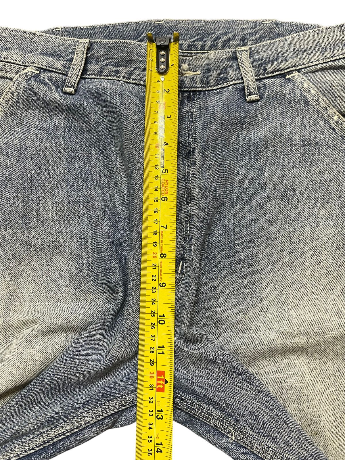 Carhartt Vintage Carhatt Carpenter Mud Wash Faded Distress Baggy Jean Size US 34 / EU 50 - 15 Thumbnail