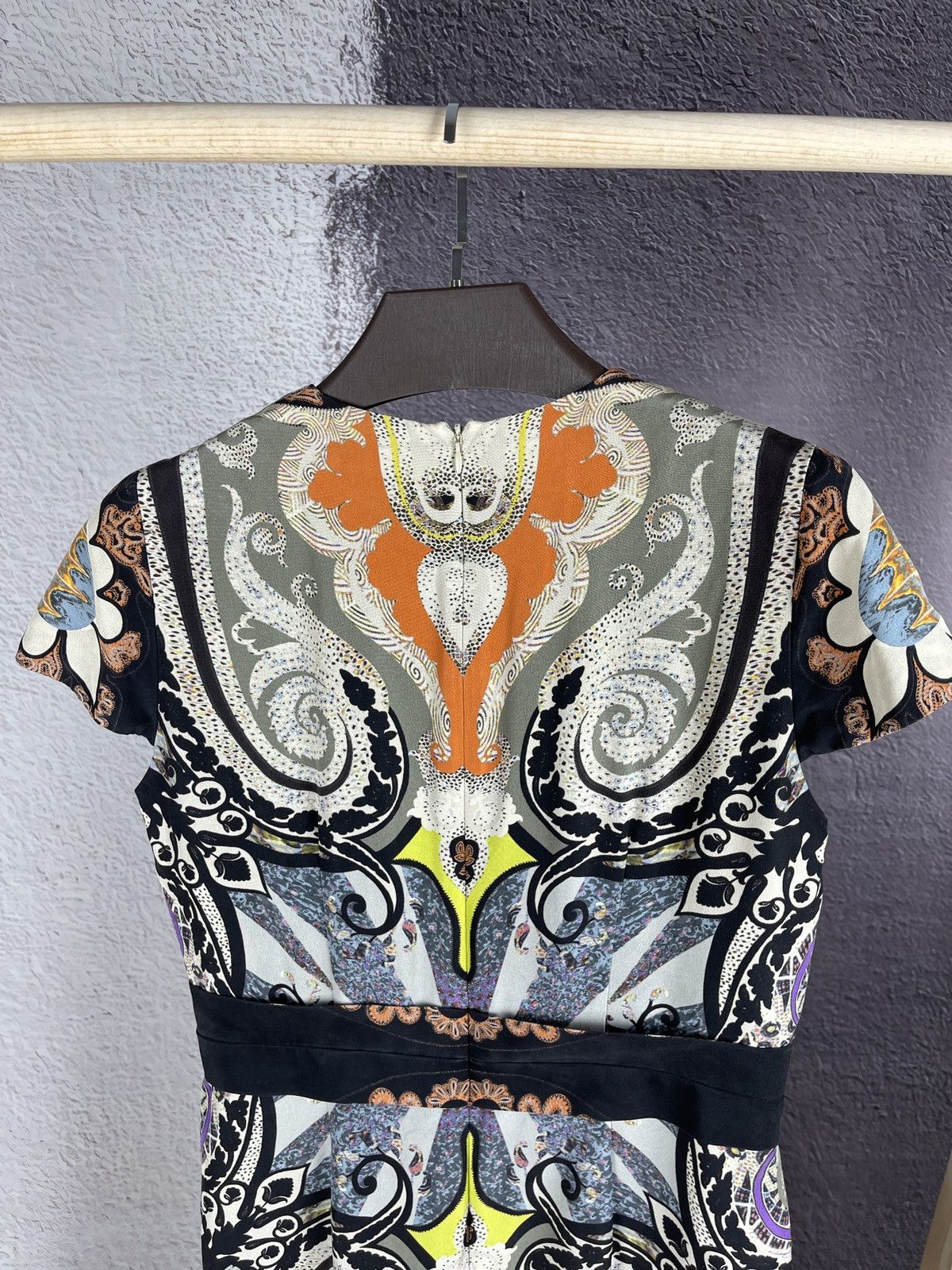 Etro Etro Milano multicolor silk midi dress made in Italy size 48 Size XL / US 12-14 / IT 48-50 - 11 Thumbnail