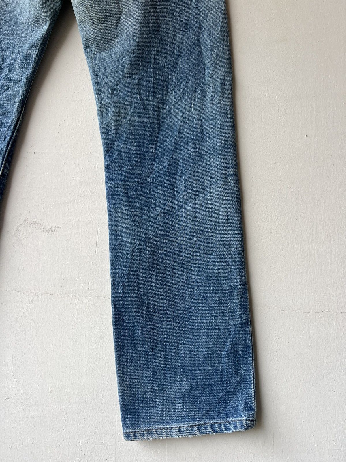 Levi's 90s Levi’s 502 XX Big E Aging Distress Denim Selvedge Jeans Size US 29 - 20 Thumbnail