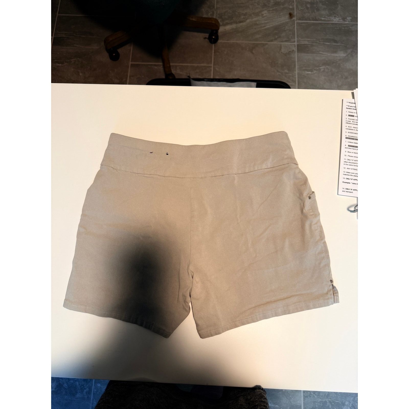 I.N.C I.N.C Khaki Tan Pull-On Shorts Women Size 8- B016 Size 30" / US 8 / IT 44 - 4 Thumbnail