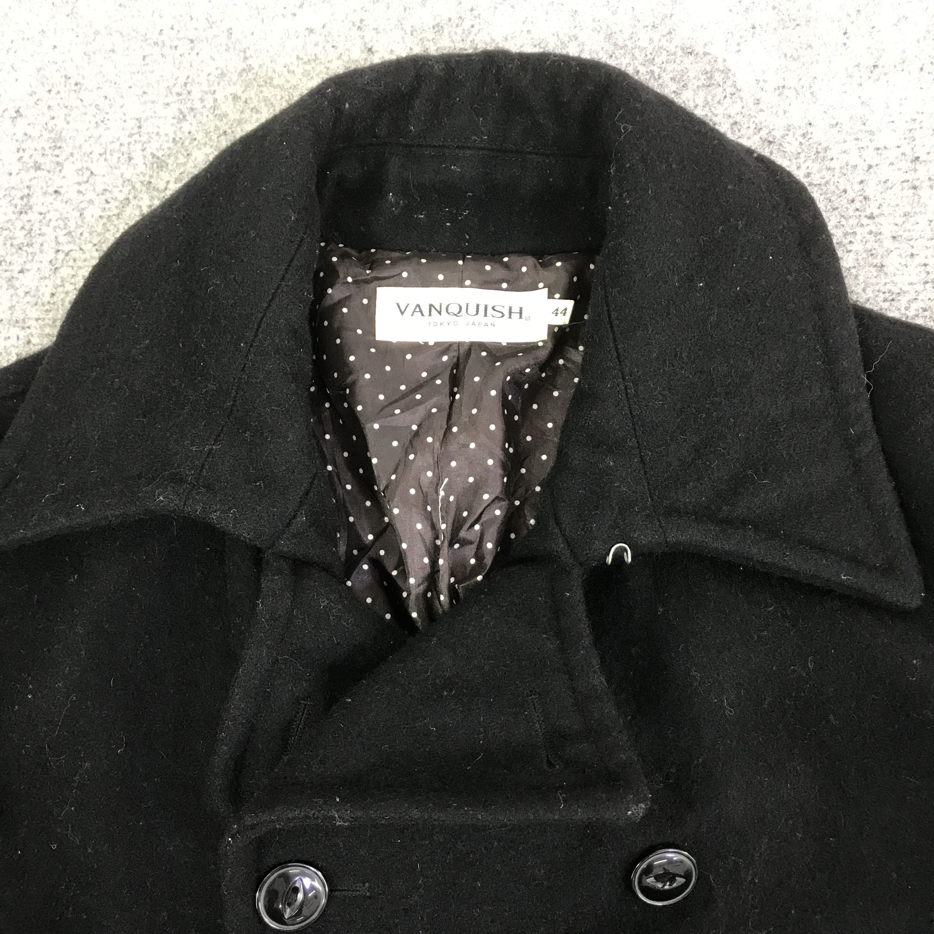 Vanquish vanquish wool double brested button jacket K100B1 Size US M / EU 48-50 / 2 - 8 Thumbnail