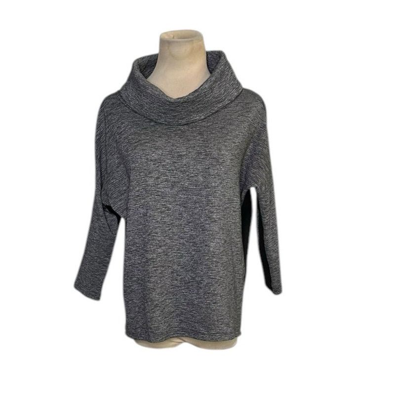 Armani Exchange Armani Exchange gray black cowl neck sweatshirt size Small Size S / US 4 / IT 40 - 14 Thumbnail