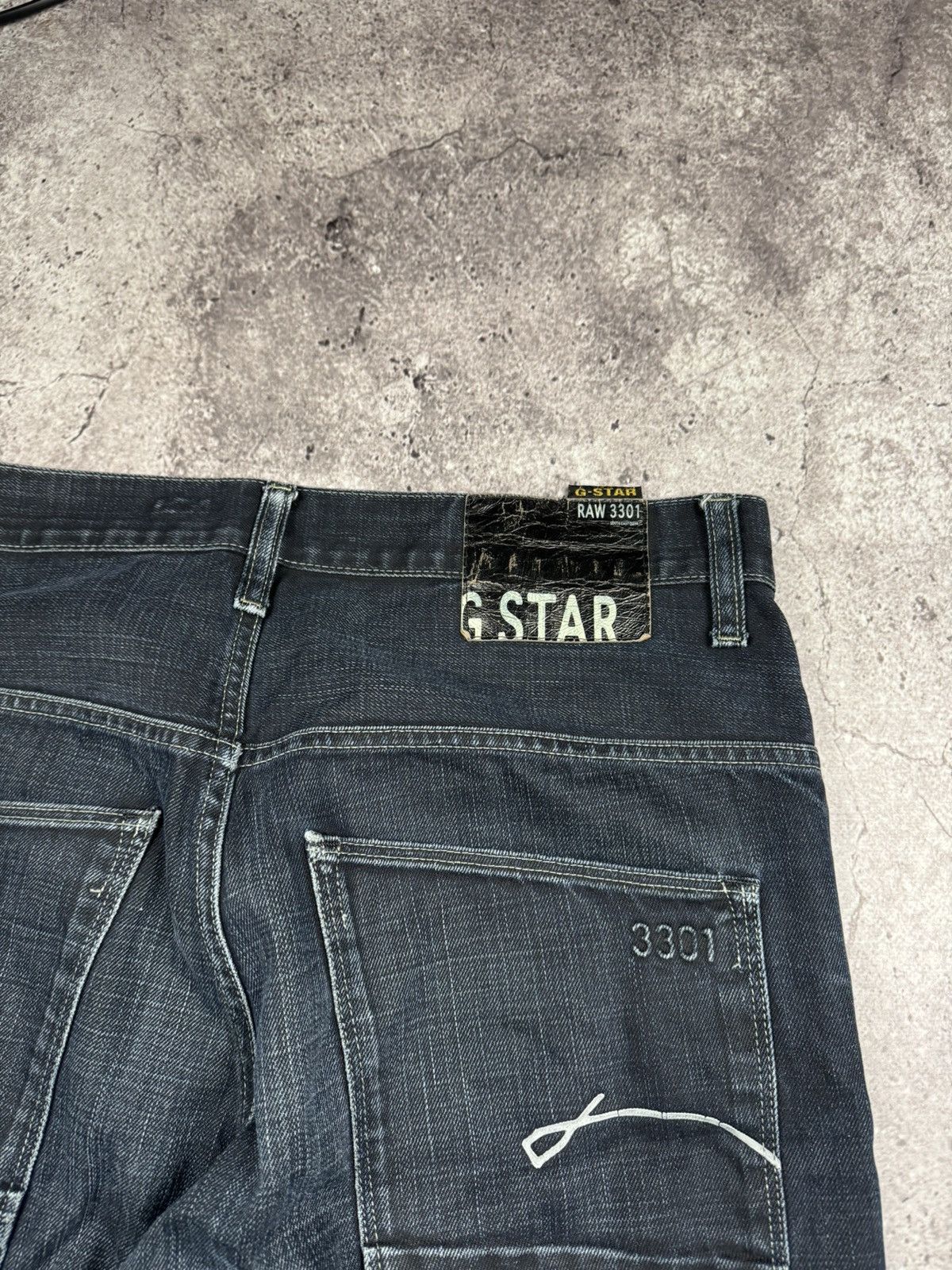 G-Star Vintage 90s Avant Garde G-Star RAW denim pants y2k style Size 34" / US 12 / IT 48 - 8 Thumbnail