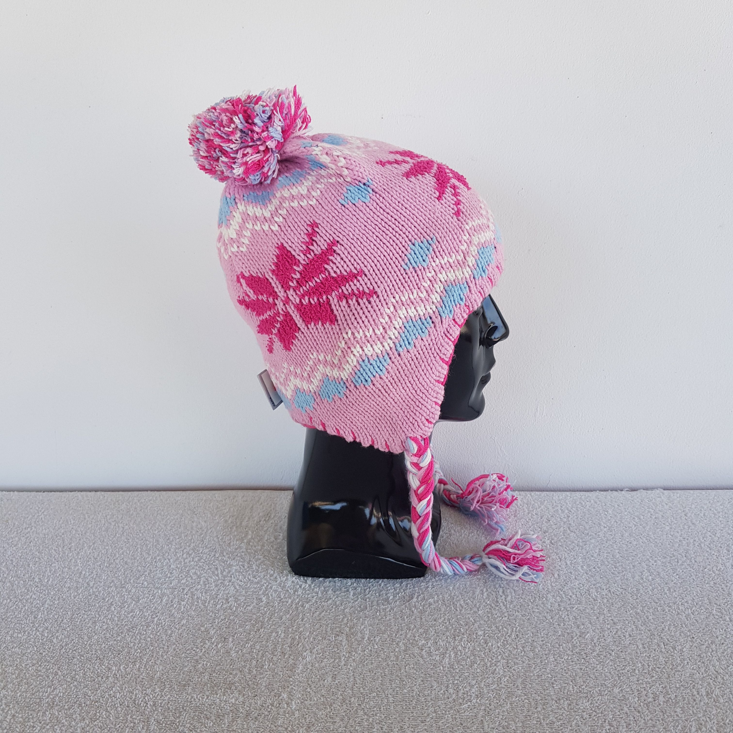 Phenix Vintage Japanese Phenix Earflap Beanie Pom Pom Snow Cap Hat Size ONE SIZE - 3 Thumbnail