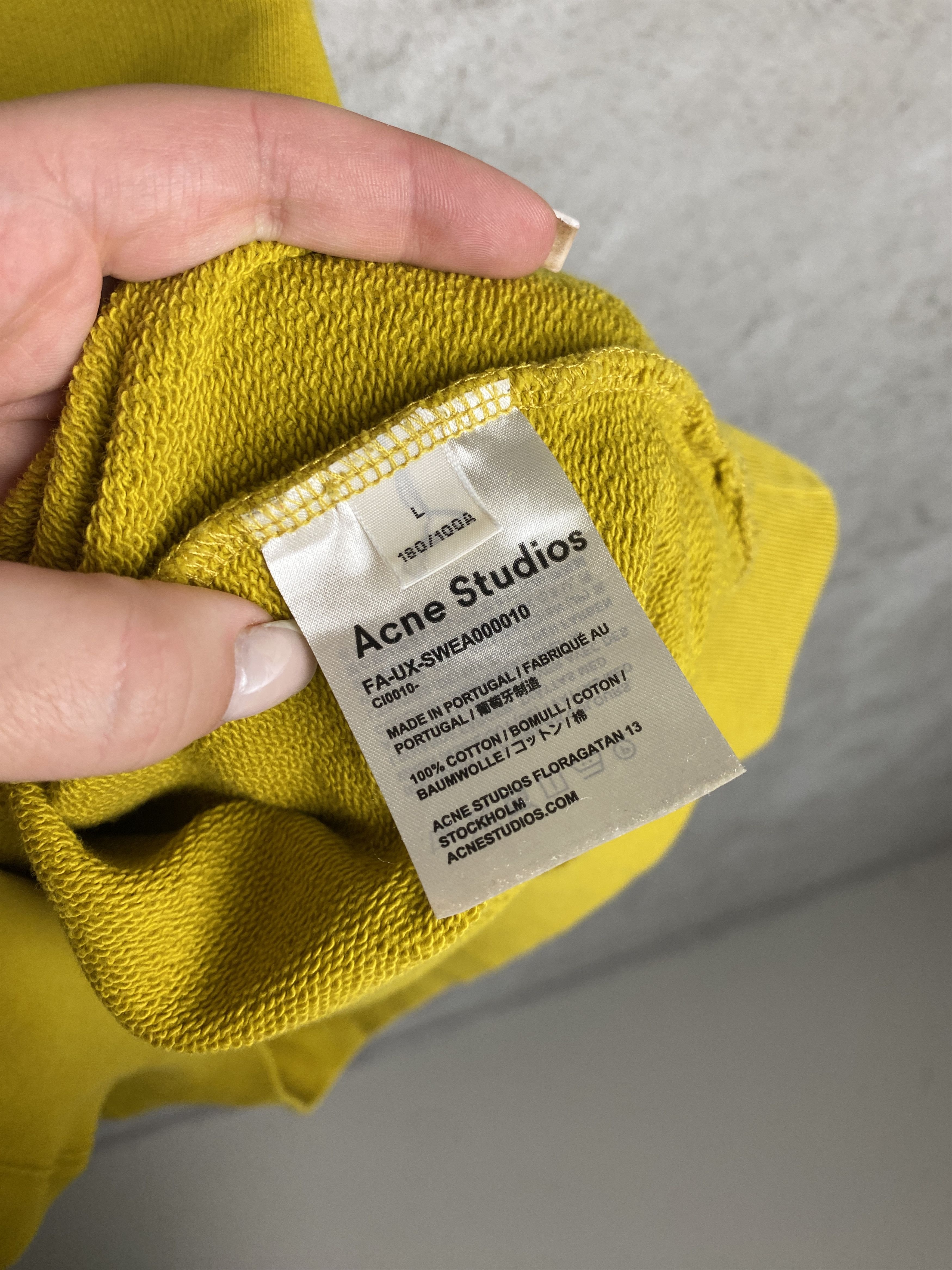 Acne Studios Acne Studios small logo sweatshirt crewneck Size US L / EU 52-54 / 3 - 4 Thumbnail
