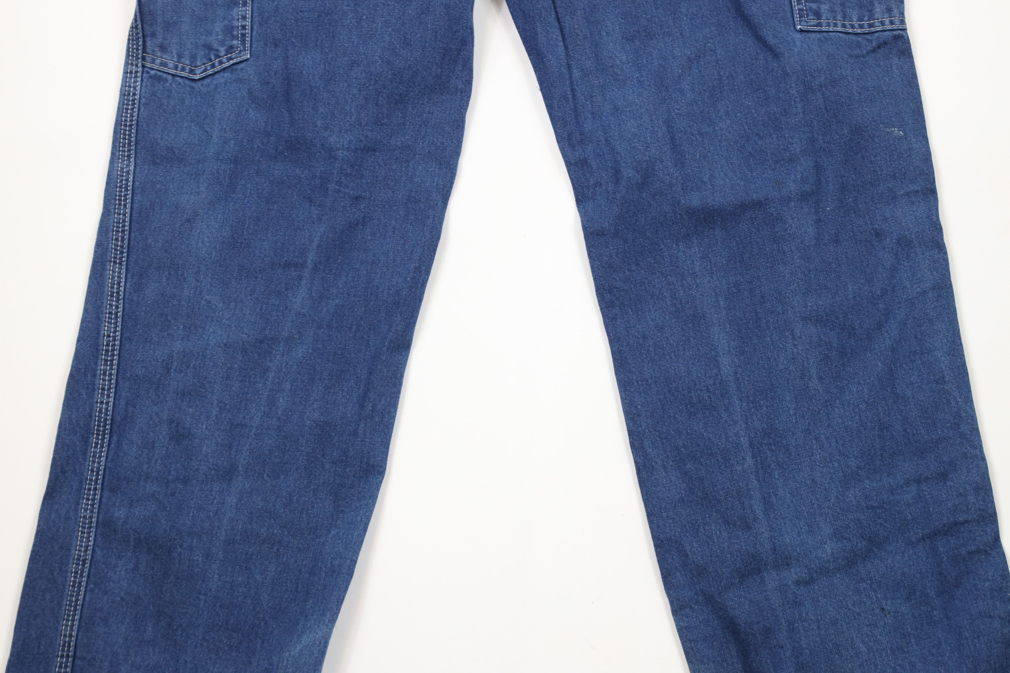 Carhartt × Vintage Vintage Carhartt FR Flame Resistant Wide Leg Dungaree Jeans Size US 34 / EU 50 - 13 Thumbnail