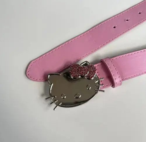 Other Y2k 2000s Hello Kitty Cartoon grunge goth emo punk belt Size ONE SIZE - 5 Thumbnail